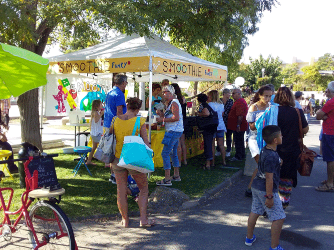 smoothies et vélo-smoothie mis à disposition des collaborateur d'entreprise